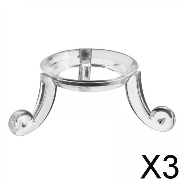 3xSmall Ball Display Stand Acrylic Display Stand for Softball Spheres Baseball L