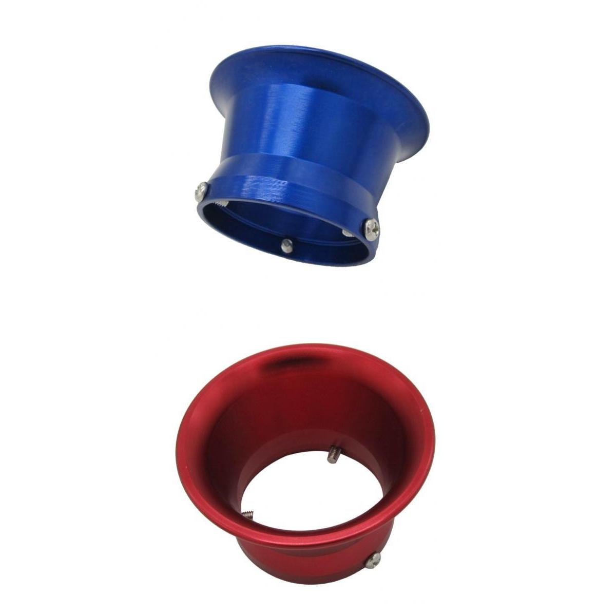 50mm Air Filter Interface Cup for 24/26/28/30mm Motorcycle Carb Red Blue