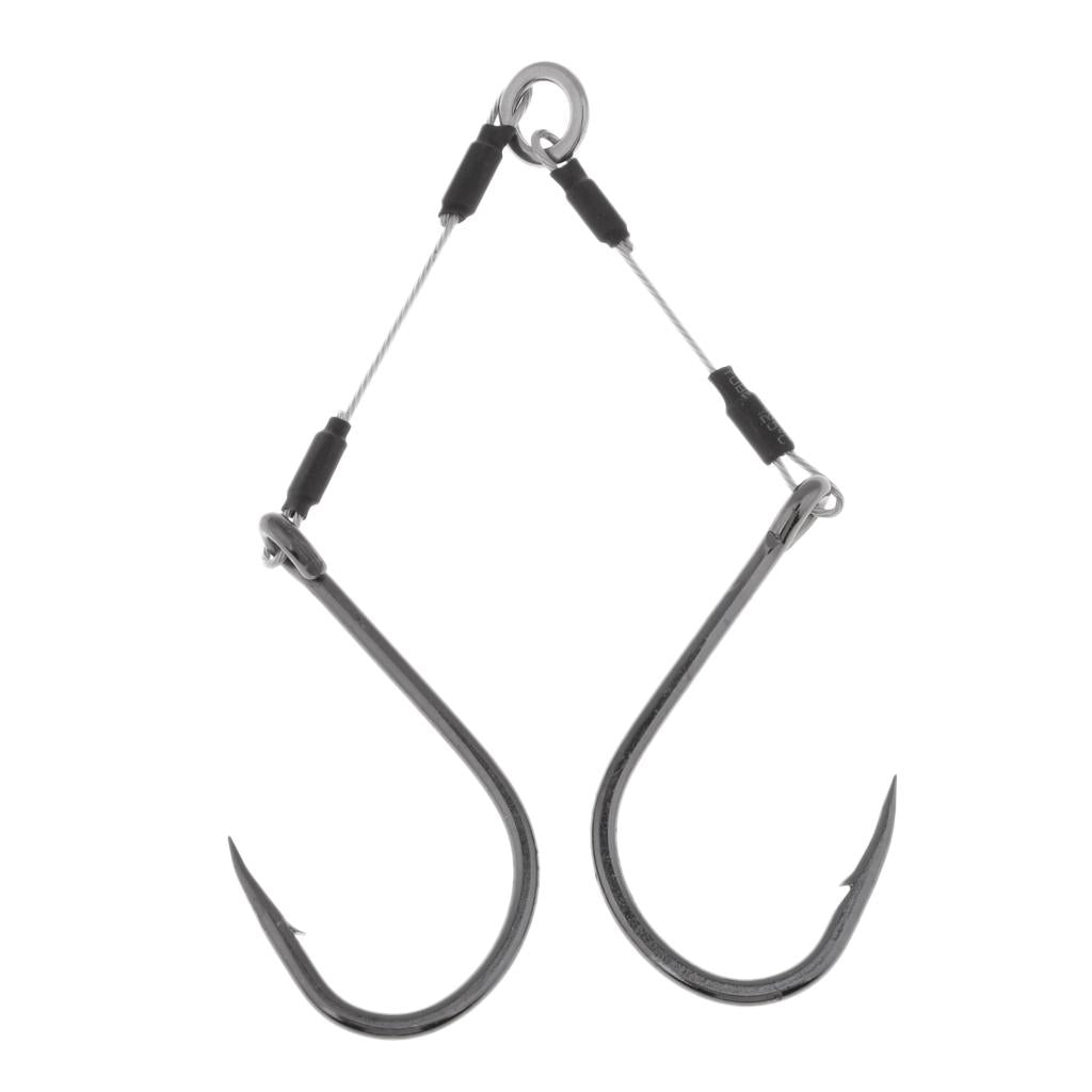 Jigging Assist Hooks Sea Fishing Hooks Barbed Fishhook with Solid Ring 012
