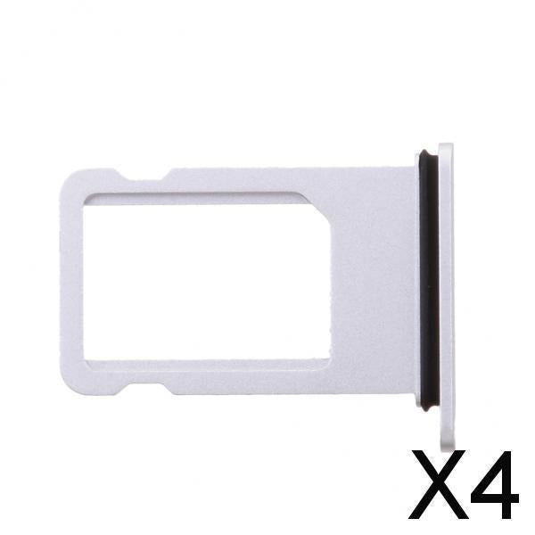 4xSIM Card Tray Slot Holder Replacement Part For Apple iPhone 8Plus Silver