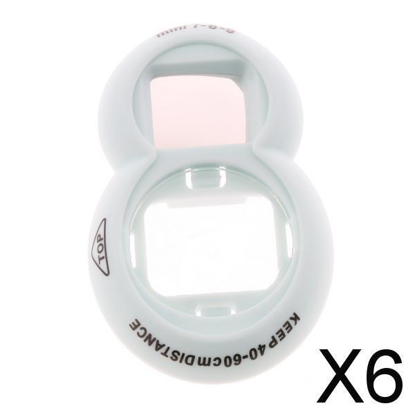 6xClose-Up Lens Self-Portrait Mirror for Fuji Instax Mini 7S 8 9 Light Blue