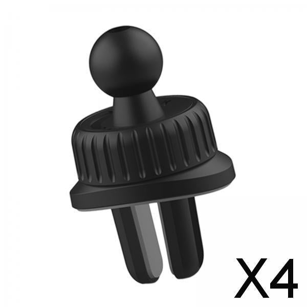 4xPhone Mount Base Adjustable Knob Scratch-Resistant for Car Air Outlet Clip 13mm