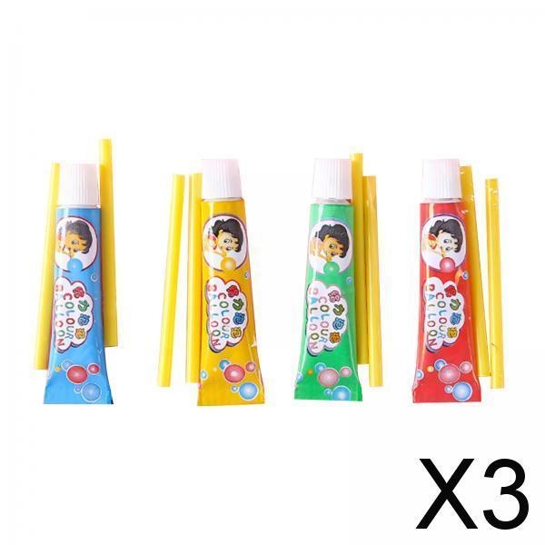 3xDouble Sided Tape Kids Toy Interactive Colorful Removable for Party Yard 4Pcs 7g