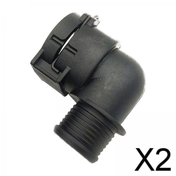 2xCar Heater Inlet Hose Connector for Chevrolet Sonic Trax Easily Install 950893634 Bent
