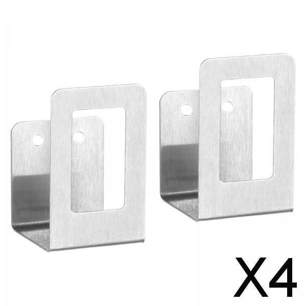 4x2x Multipurpose Drying Stands for Pantry Chopping Board Silver No Hole Mount