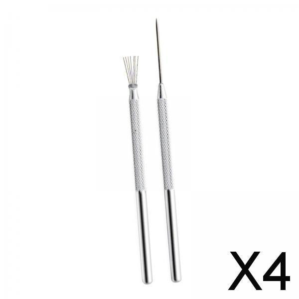 4x7 Pin Clay Detail Sculpting Tool Durable for Scraping DIY Handicraft Cutting 2pcs