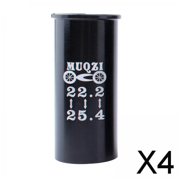 4xDurable Bike Seat Post Shim Seatpost Tube Adapter Reducer Sleeve Accessories 22.2 to 25.4 