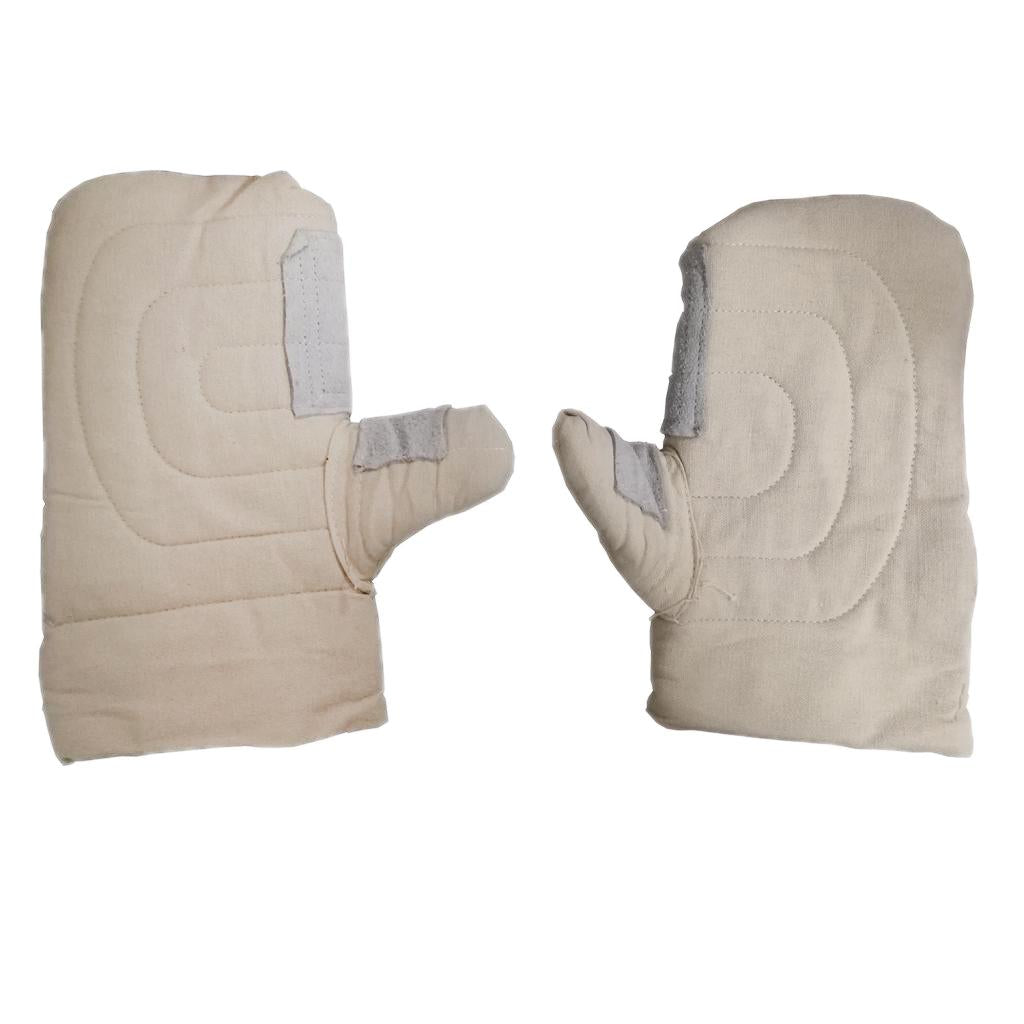 572℉ Kitchen Ove Gloves For BBQ Grilling -resistant Cotton Mitts 26cm