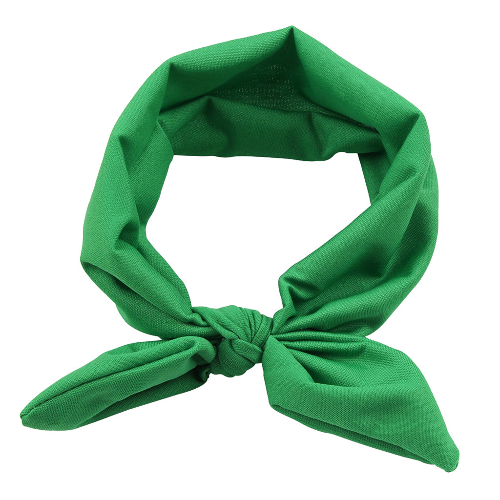 Baby Toddler Girls Kids Bow Knot Turban Headband Hair Band Headwrap Green