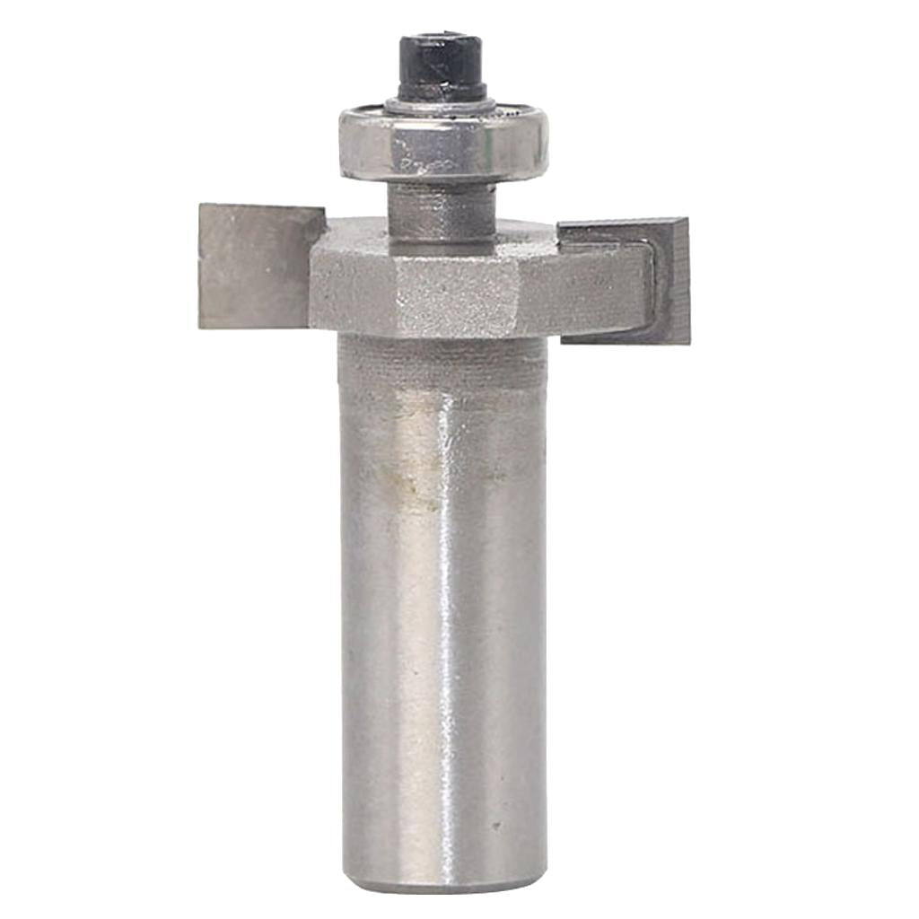 T Slot Rabbeting Biscuit Cutter Router Bit w/Bearing Woodworking Slotting 15