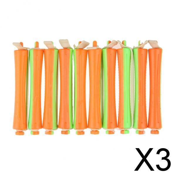 3xHair Perm Rods No Heat Hair Curlers Rollers Salon DIY Bangs Curling Tools 4