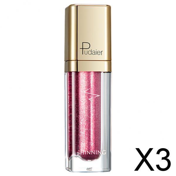 3x Liquid Eyeshadow Diamond Pencil Stick Cosmetic Gift Glamour  Pink