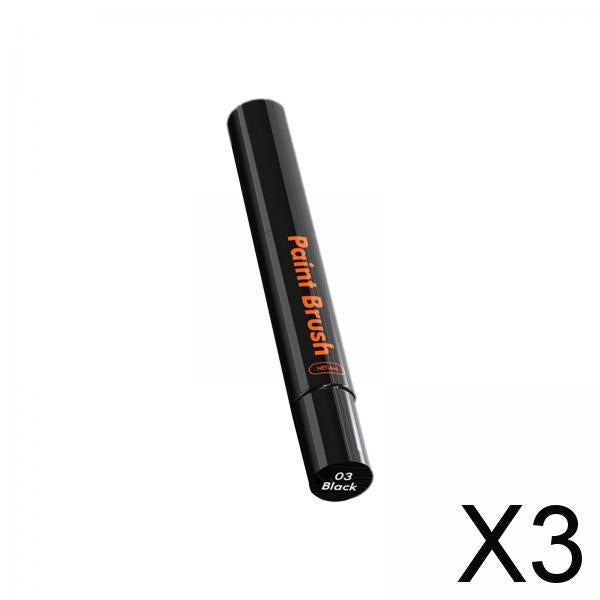 3xCar Touch up Paint Pen Accessory Scratch Remover Erase Car Scratches Durable Black