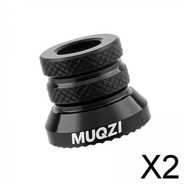 2xHub Nut Portable Durable Replacement Sturdy Non Slip Riding Spare Parts Black