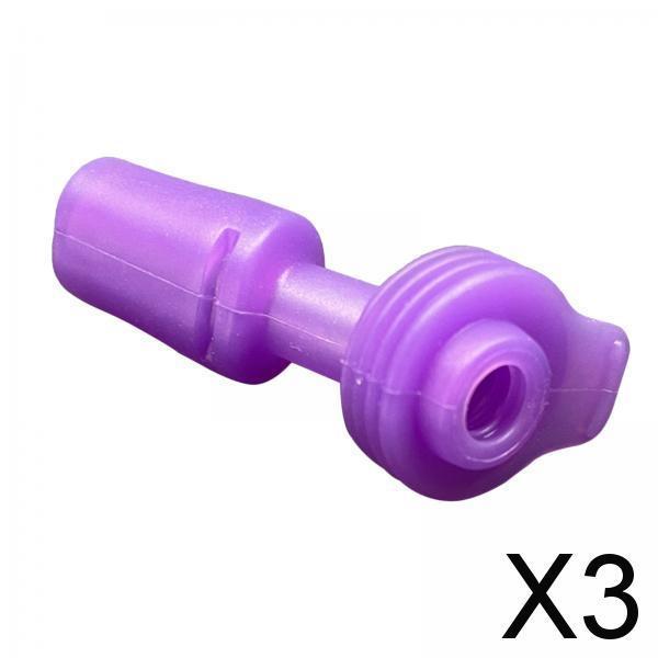 3xSilicone Bite Valve for Kettles for Hiking Biking Cycling Purple
