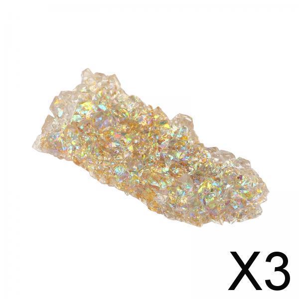 3xIce Moutain Nail Art Pen Holder for Manicure Nail Carving Pencils Durable Aureate