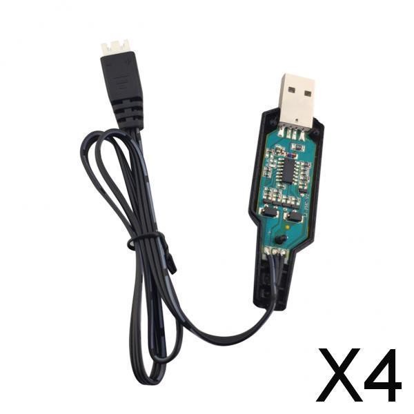 4x7.4V USB Fast Charging Cable Battery USB Charging Cable Fit for SYMA