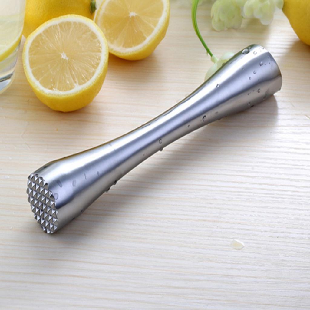 Stainless Steel Cocktail Drink  Muddler Bartender Tool M019