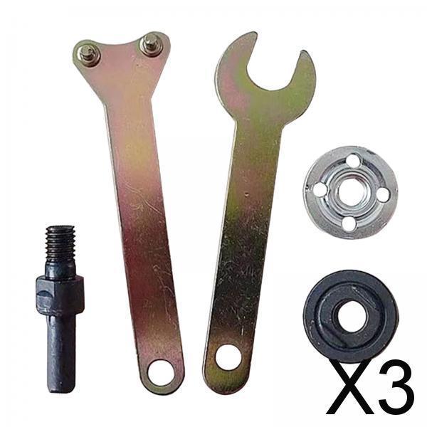 3xElectric Drill Conversion Angle Grinder Set Grinding Easy to Use Accessories Style A