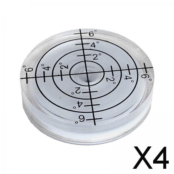 4xHorizontal Bubble with Scale Bubbles Level Tool Measuring Tools Spirit Level Black 1
