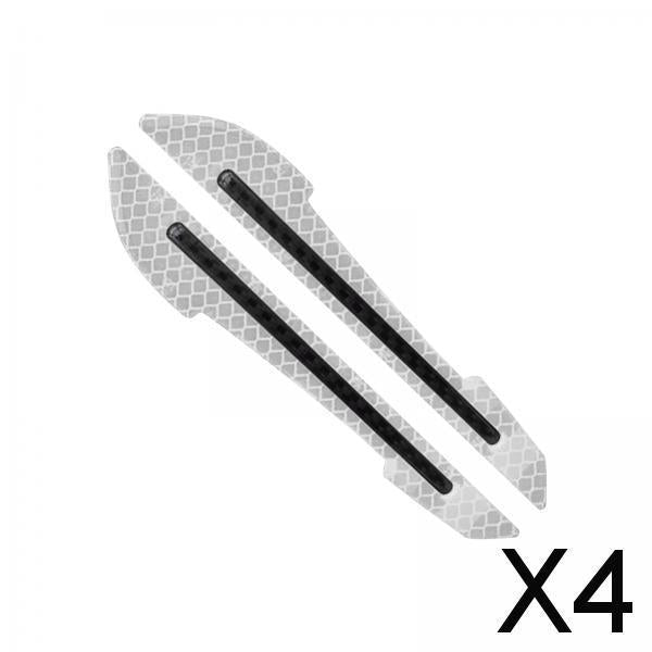 4x2x Rearview Mirror Safety Warning Reflective Sticker 3D Fits for Truck White