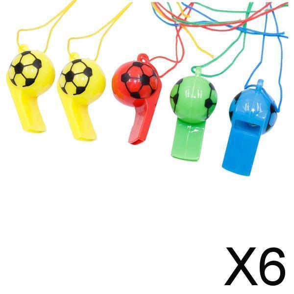 6x5x Basketball Whistle Game Event Gym Party Favors Football Loud Crisp Sound