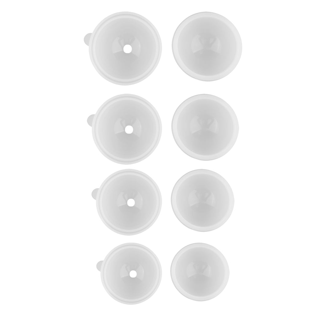 4 Piece Silicone DIY Sphere Ball Mold Mould for Resin Casting 70/80/90/100mm