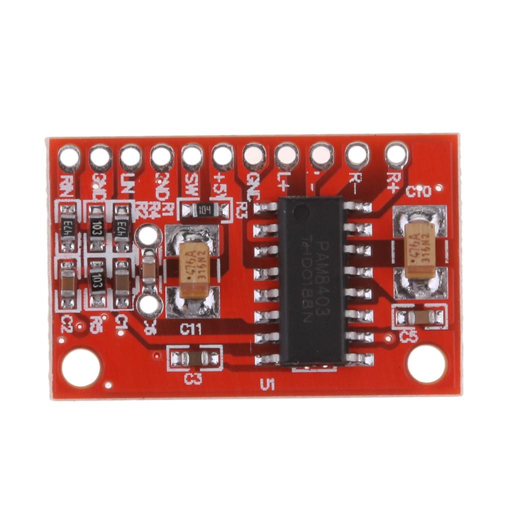 High-Power 2x3W PAM8403 Audio Super Mini Digital Amplifier Board