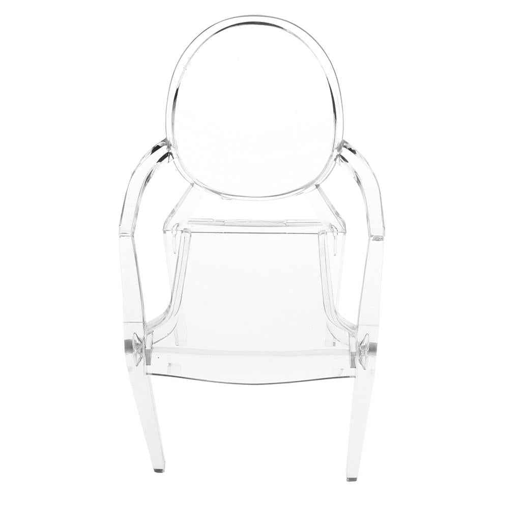 1/6 Plastic Dining Chair Furniture for Doll Armchair