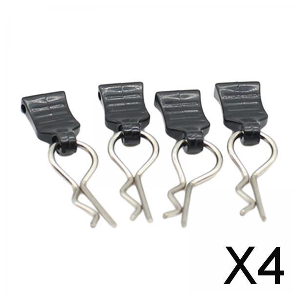 4x4Pcs 1/12 RC Cars Parts Accessories Body Clips Pins for Wltoys 124008 124010