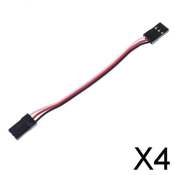 4x100mm RC Airplane Servo/Receiver Connect Cable Male to Male JR Extended Wire