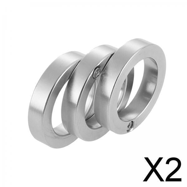 2xOutdoor Foldable Ring Hard Finger Clasp Ring for Father's Day Birthday Party