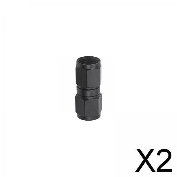 2xFemale to Female Straight Swivel Coupler Anodized Fuel Hose Adapter Fittings AN6
