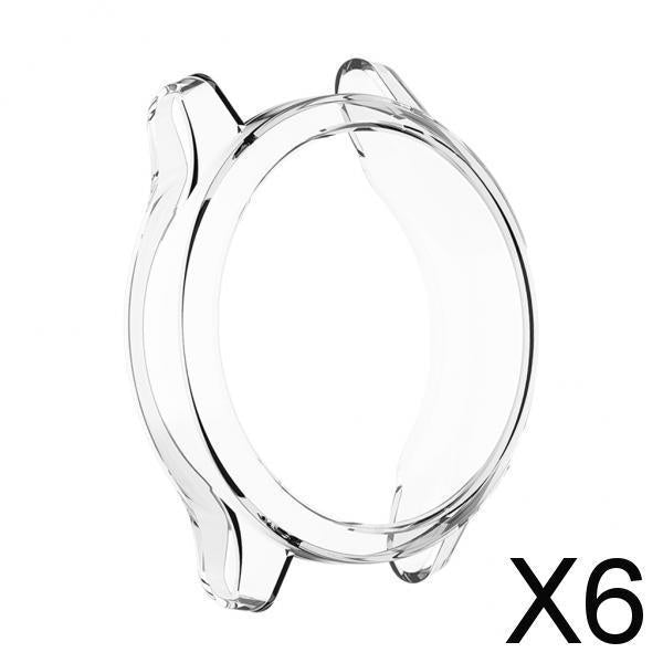 6xSmart Watch Protective Case Casing for Garmin move3S/vivomove3S Clear White