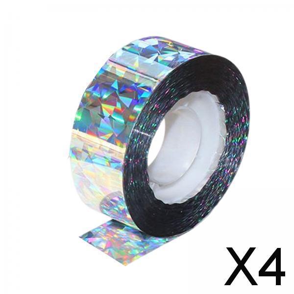 4xBird Scare Tape Stop Birds from Hitting Windows Reflective for Outdoor
