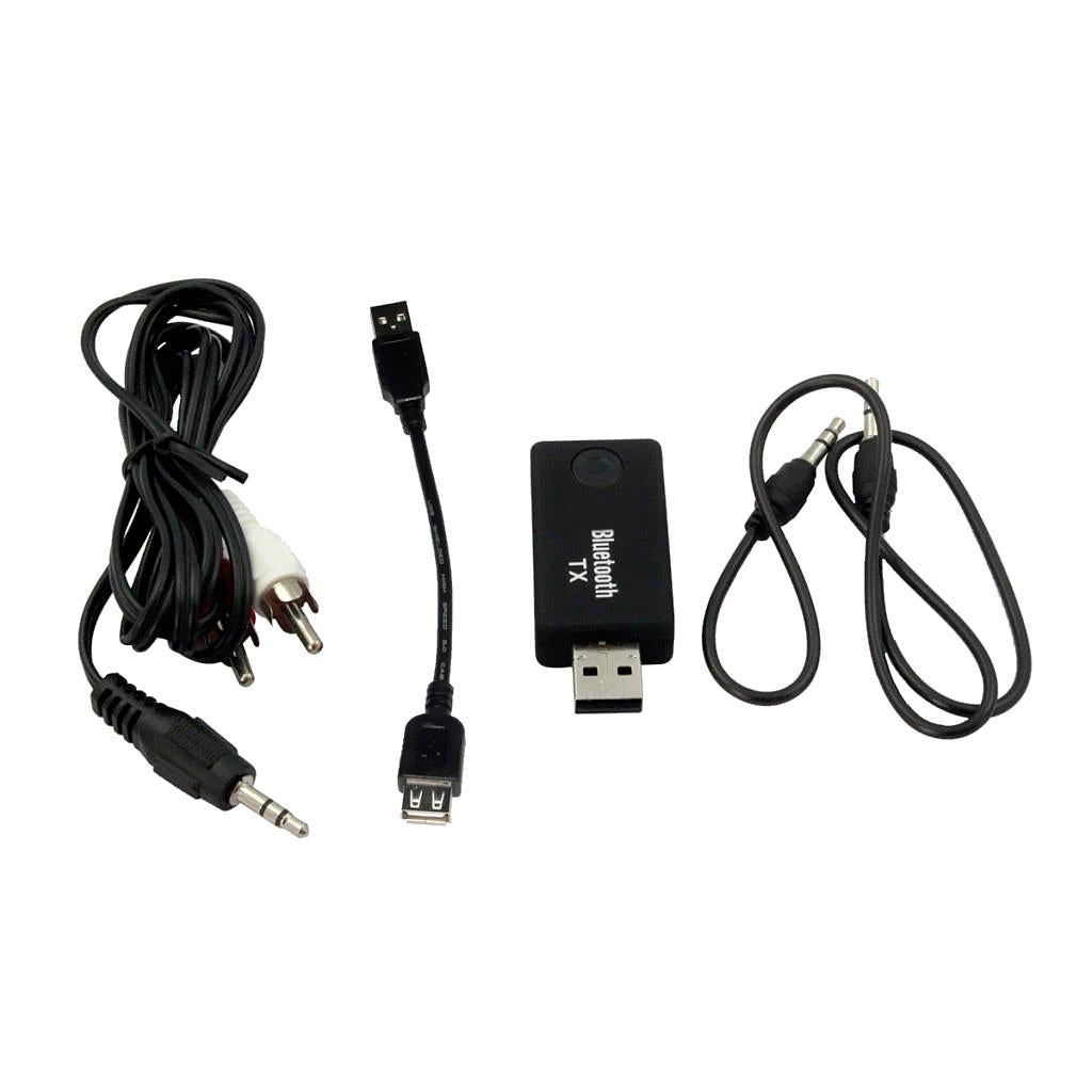   3.5mm Audio Adapter USB Transmitter for Headphone Speaker 