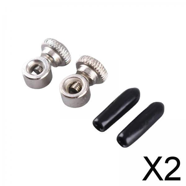 2x2 Pair Jumping Rope Screws End Caps Components Replacement for Skipping Rope