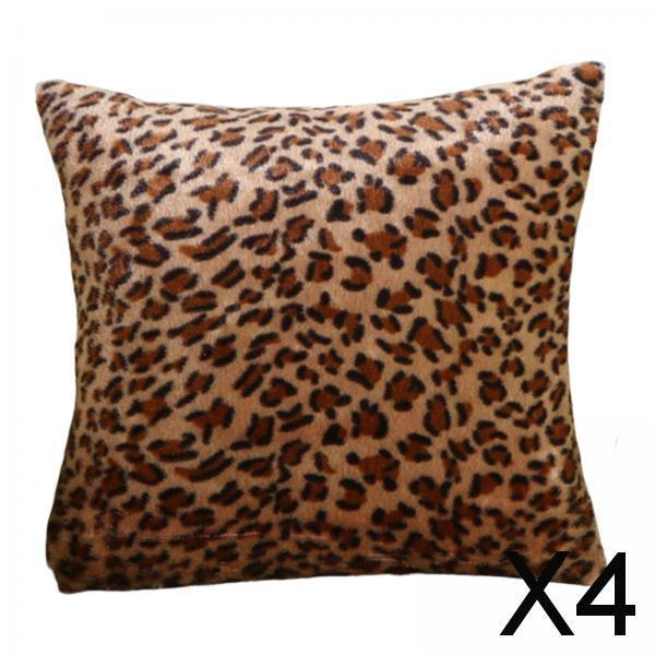 4x17x17inch Square Throw Pillow Cover Pillow Covers for Home Car Dark Brown