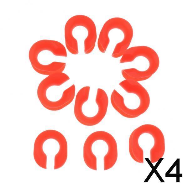 4x10pcs Climbing Rope Sleeve Protector Thimble Accessories for Climbing Rescue