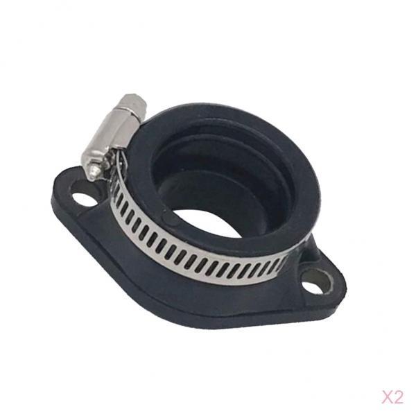 2 x Universal Carb Intake Adapter Boot Flange for PWK 28 30mm Carburetor ATV