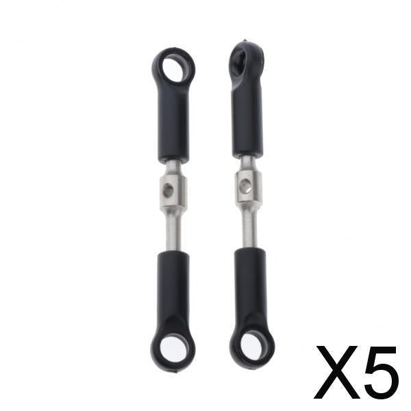 5x2pcs Metal Servo Linkage Pull Rods for Wltoys 144001 1/14 RC Buggy Parts