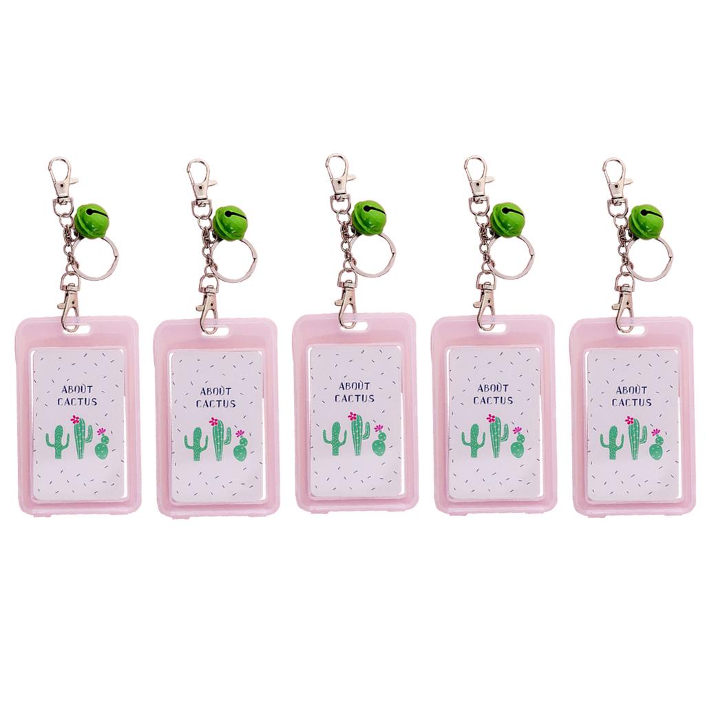 Vertical Credit Card Bus Pass ID Badge Holder Protector Three Cactus