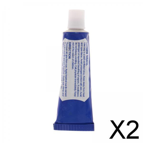 2xGlue for Pool Cue Tips 16g Strong Glue Easy to Apply Snooker Cue Accessories