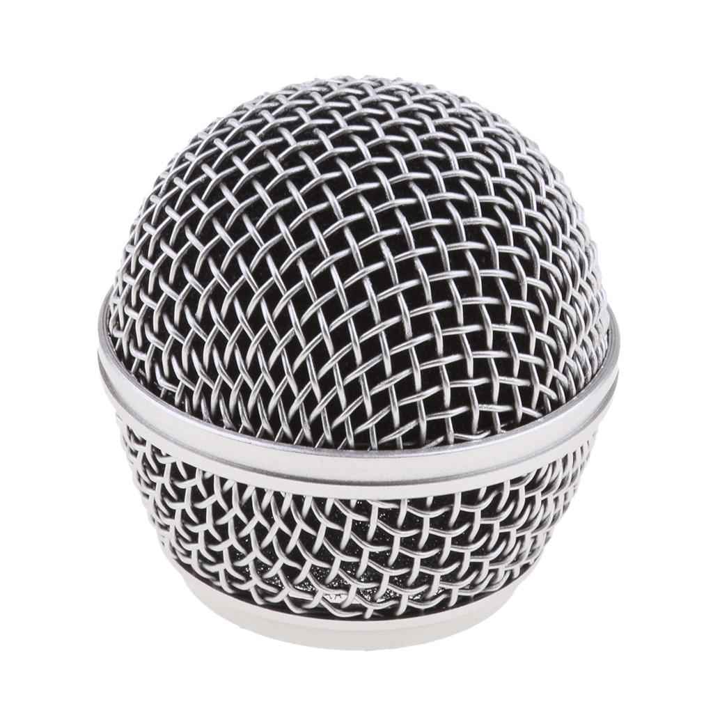 KTV Handheld Wireless Mic Microphone Ball Head Mesh Grill 31mm
