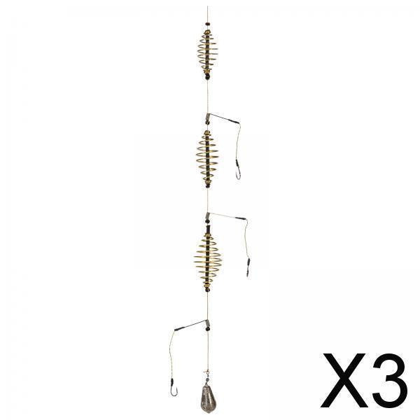 3xCarp Fishing Bait Cage Fishing Bait Trap Cage Feeder Fishing Accessories 25g