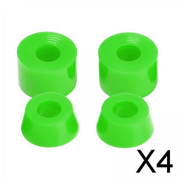 4x4x 92A Skateboard Truck Bushing Longboard Replacement Bushings  Green