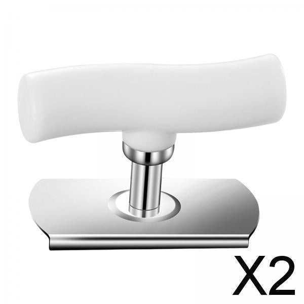 2xStainless Steel Bottle Opener Lid Opener Multifunction for Kitchen Women White