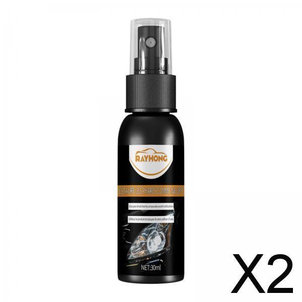 2xCar Headlight Scratch Repair Spray Polish Liquid Car Headlight Repair Fluid