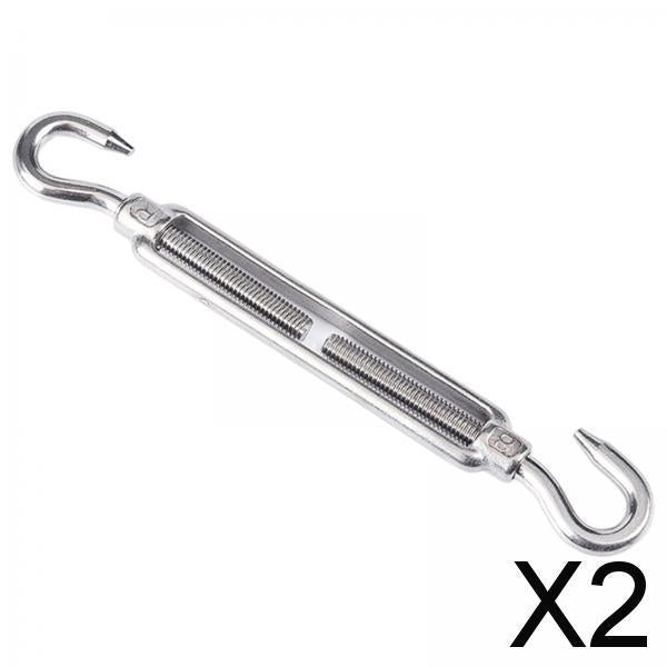 2xShade Sail Hardware Kits Snap Hook for Square Rectangle Shade Sail Lawn M5