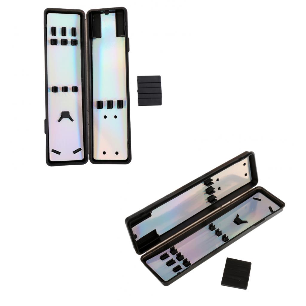 2 pcs Dart Flights Shafts Tips Storage Case Collection Box Dart Accessories